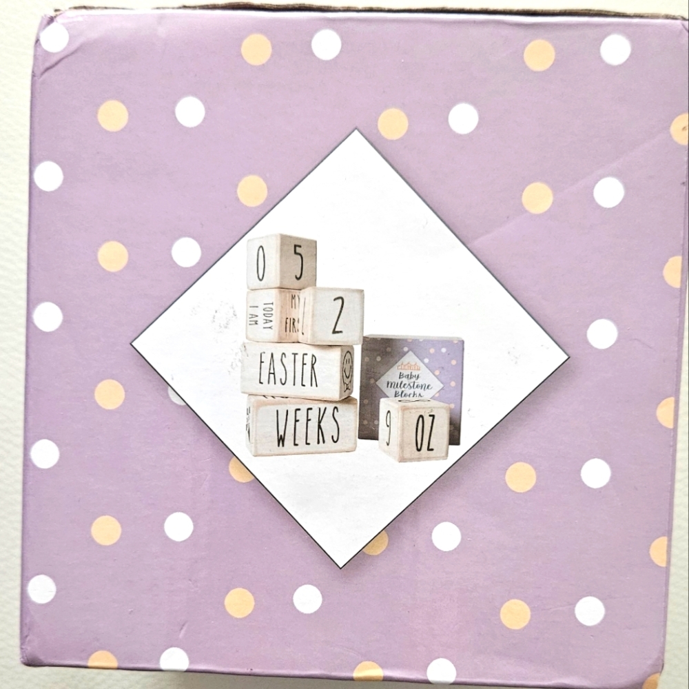 Baby Milestone Blocks